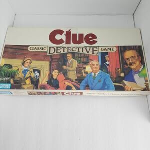 Clue Vintage Classic Board Game 1986 Complete Parker Bros. Game Night Detective